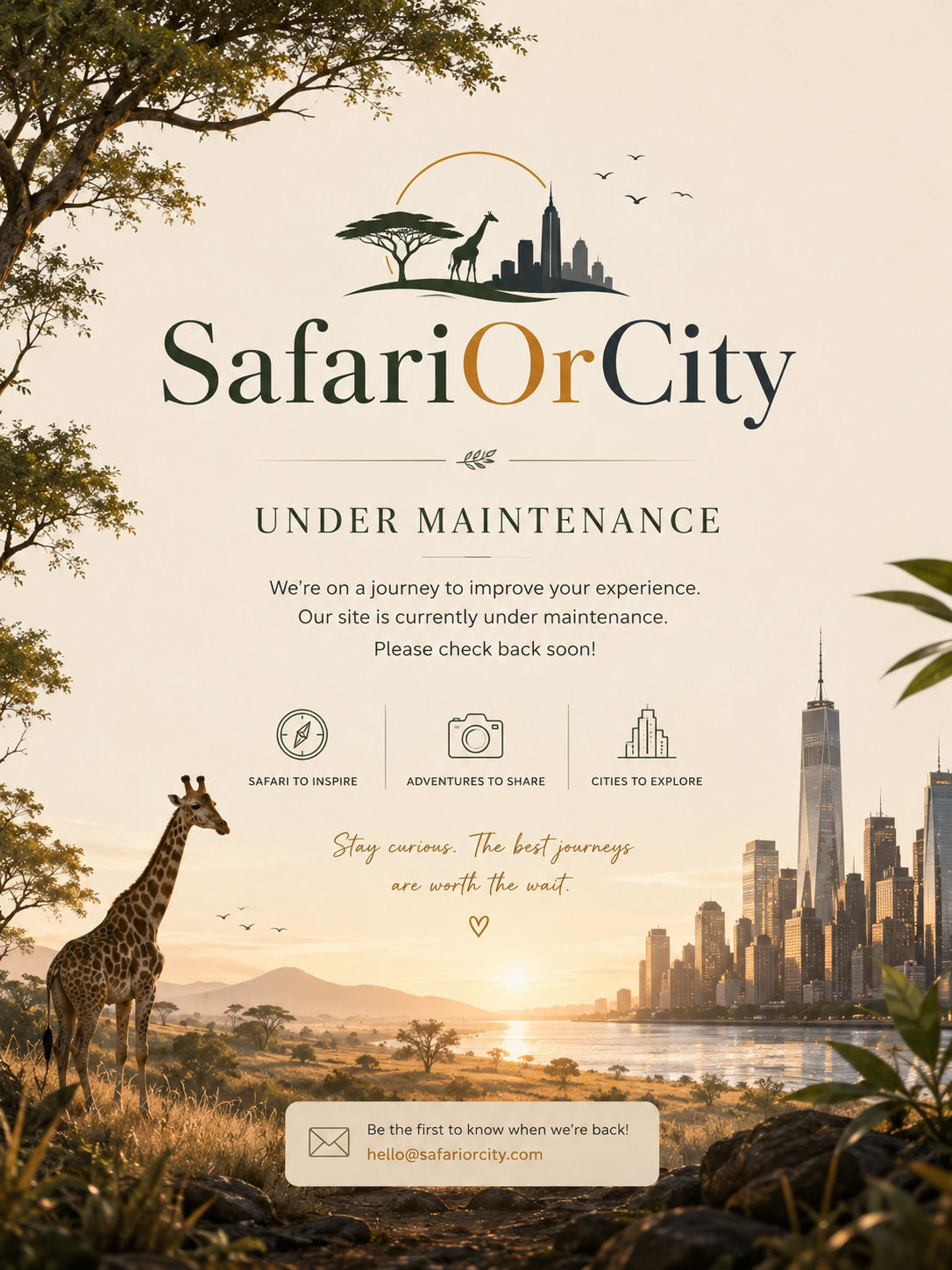 Maintenance Page